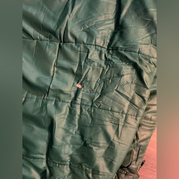 Vintage Snow Lion Mountaineering Mummy Sleeping Bag 33x95 Green Outdoor Camping - Picture 6 of 6